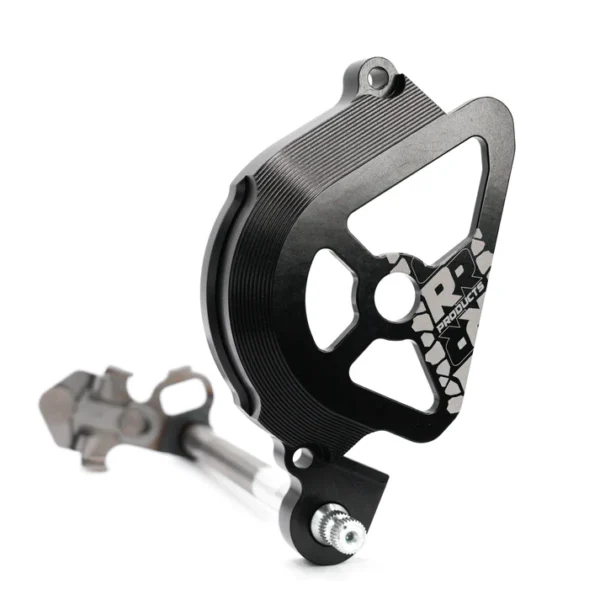 Billet sprocket guard van Rally raid, zwart